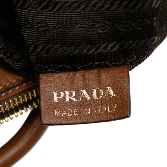 PRADA Nappa Antique Hobo Tote Bag - Picture 8 of 13